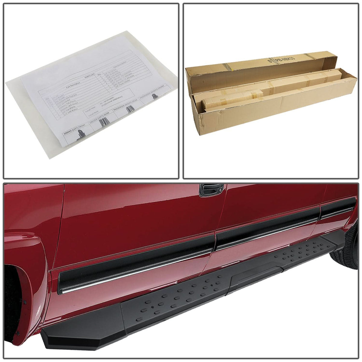 2009-2017 Dodge Ram 1500 Crew Cab 5.5" Straight Nerf Bars