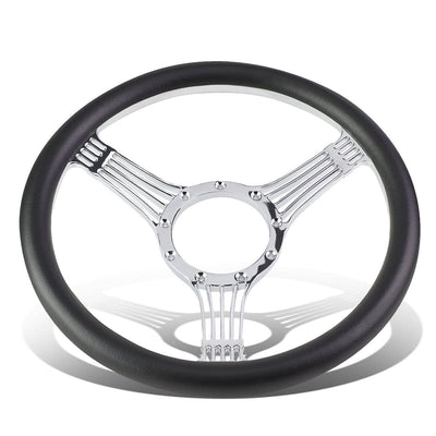 Banjo Style Leather Steering Wheel