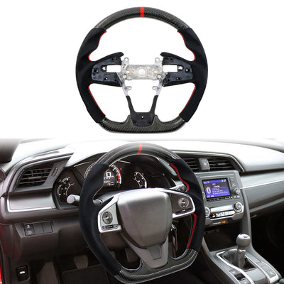 2016-2021 Civic Carbon Fiber Steering Wheel