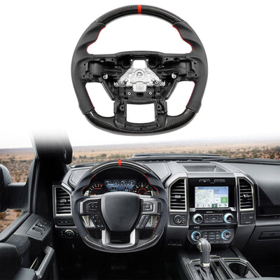 2015-2020 Ford F-150 Steering Wheel Carbon Fiber
