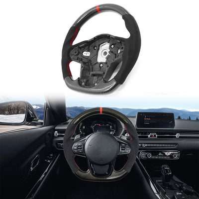 Carbon Fiber Steering Wheel for 2020-2025 Toyota Supra
