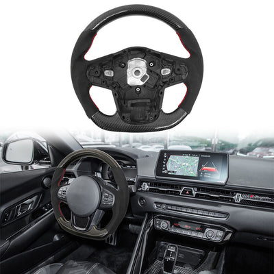 Carbon Fiber Steering Wheel for 2020-2025 Toyota Supra