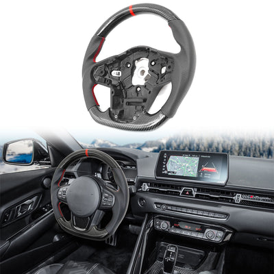 Carbon Fiber Steering Wheel for 2020-2025 Toyota Supra
