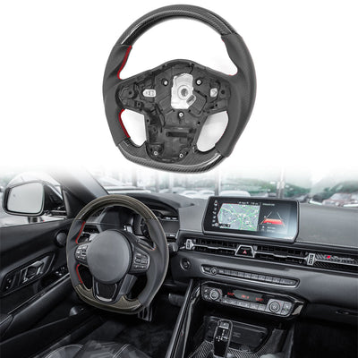 Carbon Fiber Steering Wheel for 2020-2025 Toyota Supra