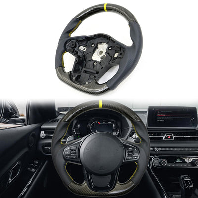 Carbon Fiber Steering Wheel for 2020-2025 Toyota Supra