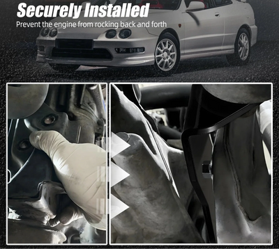 Honda Civic EG EK / Integra DC2 B Series B16 B18 Low Profile Steel Transmission Torque Mount Bracket & Bolt Kit