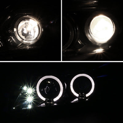 Spec-D 05-10 Scion Tc Dual Halo Projector Headlights Black