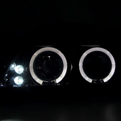 Spec-D 05-10 Scion Tc Dual Halo Projector Headlights Black/Smoked