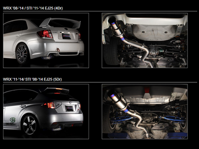 Tomei Full Titanium Muffler Kit Expreme Ti Gvf/va# Usdm