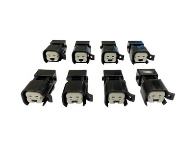 SPDZ1 EV1 to EV6 Fuel Injector Connector Adapter – Plug & Play Harness Conversion (8 Pack)