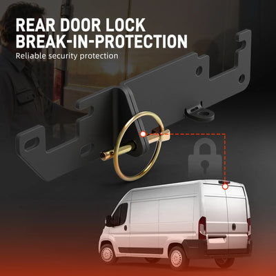 Tailgate & Driver Door Anti-Theft Lock Kit – Fiat Ducato, Peugeot Boxer & Citroen Jumper (2006+)