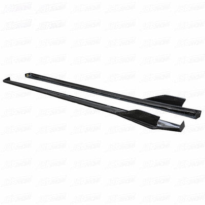 Carbon Fiber Side Skirts Extensions for Porsche Cayman 718 16-19