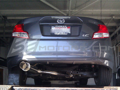 Tsudo S2 Burnt Tip Catback Exhaust Scion tC 2011-2016 Slanted Style