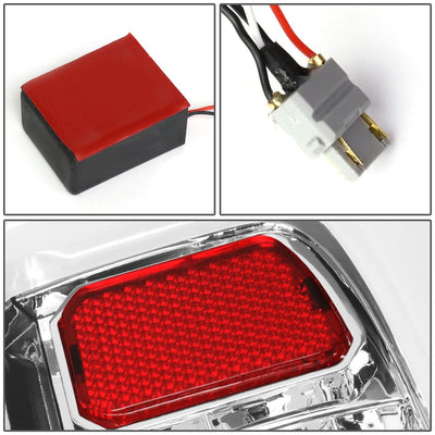 14-18 Toyota Tundra Tube Bar Style 3D LED Tail Lights - Chrome/Clear