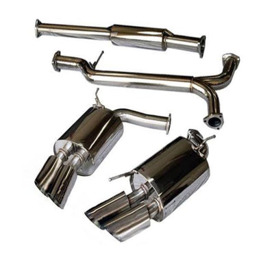 Tsudo Quad Tip Catback Exhaust Acura TL Type-S SE 2007-2008
