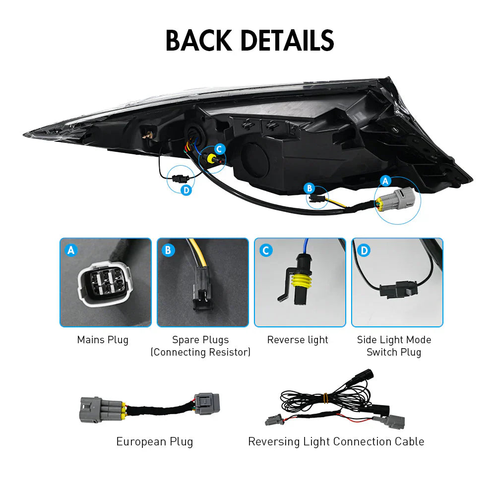 NTXGlow OEM Clear Style LED Tail Lights (2022-2025 Subaru GR86)