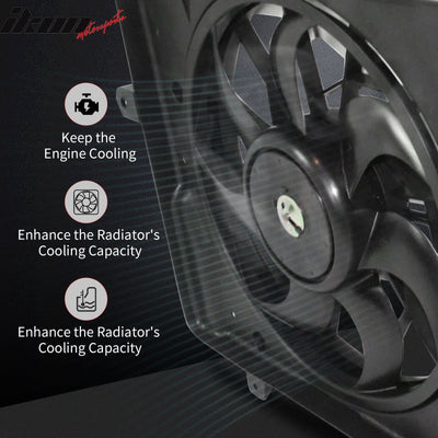 2008-2015 Scion xB With Shroud Upper Radiator Cooling Fan Assembly