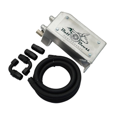 K Series 10 AN Aluminum Tucked Oil Catch Can Kit For Honda Civic EG Acura Integra DC2 K20 K24