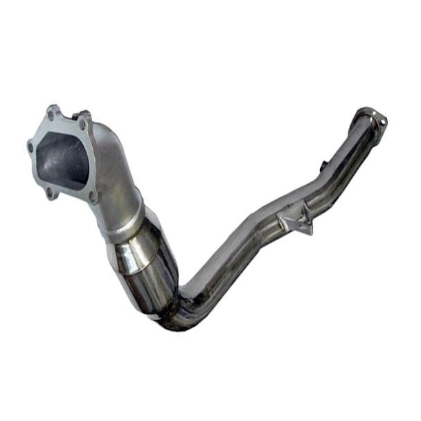 Tsudo Bellmouth High-Flow Catted Downpipe WRX/STI 2002-2007