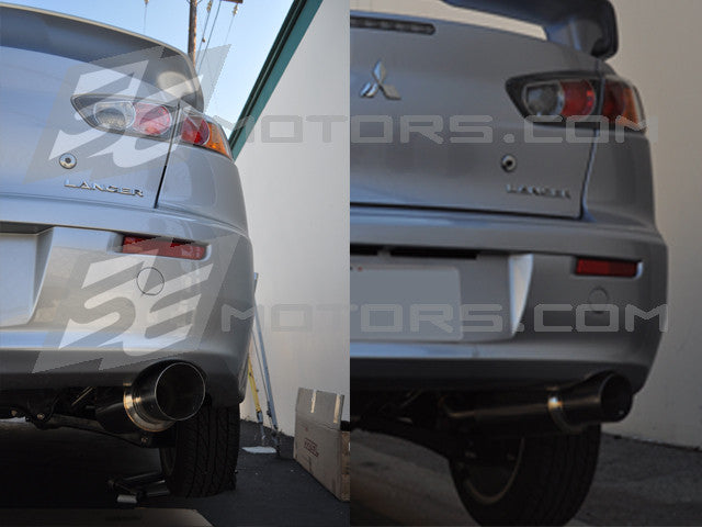 Tsudo S2 Axle-Back Exhaust For 12-17 Mitsubishi Lancer DE/ ES/ GT