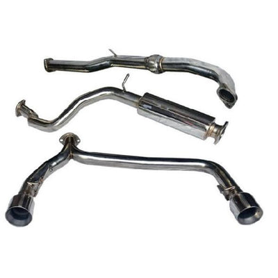 Tsudo stainless catback exhaust for Fiat 500 Abarth 1.4 Turbo 2012-19