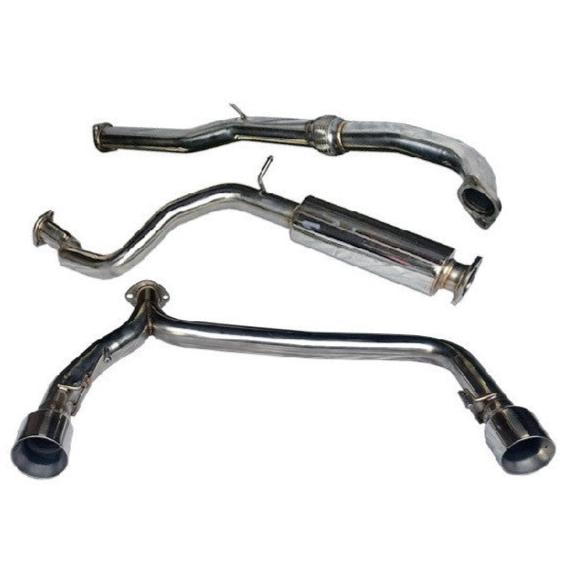 Tsudo stainless catback exhaust for Fiat 500 Abarth 1.4 Turbo 2012-19