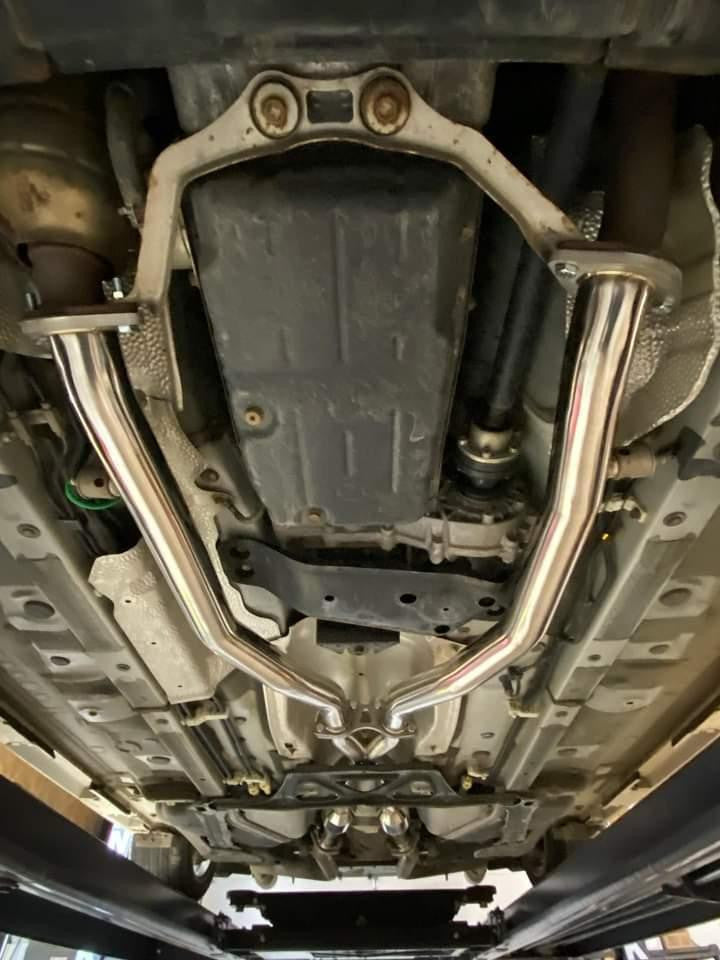 Tsudo Resonated Mid-Pipe For 2014-2020 Lexus IS250/IS350 AWD