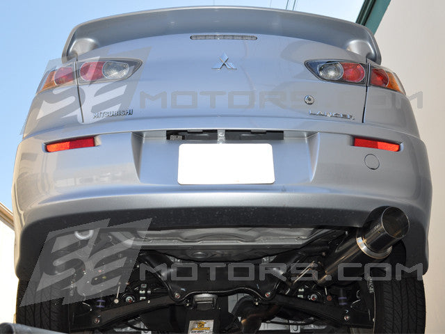 Tsudo 12-17 Lancer DE ES GT S2 Burnt Tip Axleback Exhaust