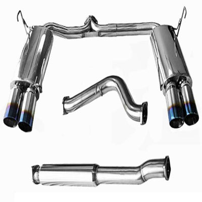 Tsudo Quad Burnt Tips Catback Exhaust WRX/STI 2012-2021 4dr FA20F