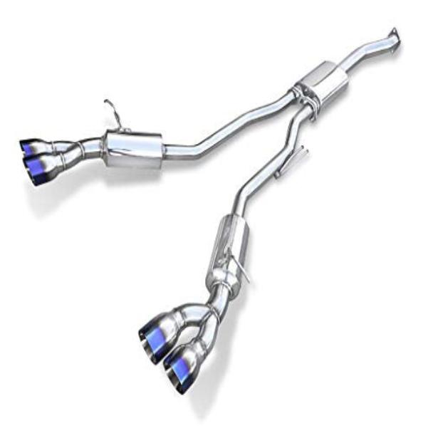 Tsudo Genesis 2010-2018 Coupe 2.0T 3in Catback Exhaust Burnt tips
