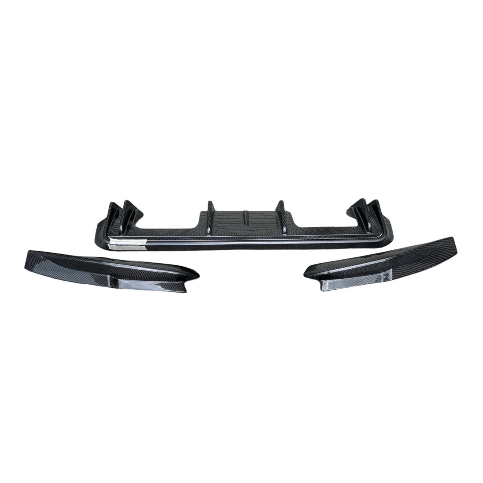 Carbon Fiber 3D Style Rear Diffuser Corner Extensions for BMW G80 M3 G82 M4
