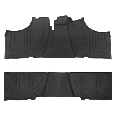 SMARTLINER Rugged Rubber Floor Liners For 2017-2026 Kawasaki Mule (6-Seater Models)