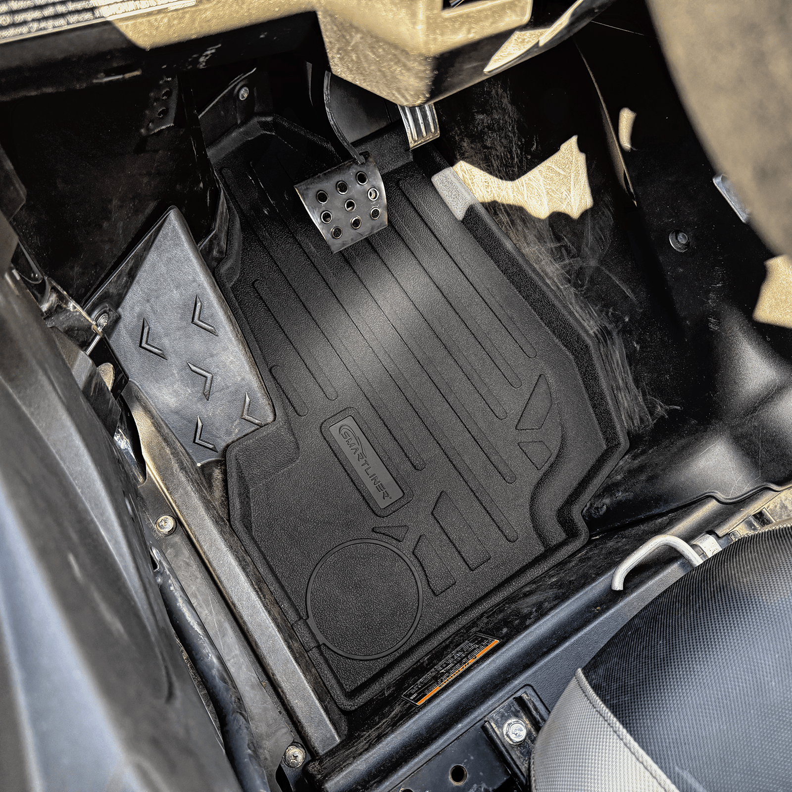 SMARTLINER Rugged Rubber Floor Liners For 2020-2026 Kawasaki TERYX KRX (2 Seater)
