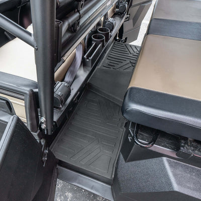 SMARTLINER Custom Fit Rugged Rubber Floor Liners For 2017-2024 Kawasaki Mule (6-Seater Models)