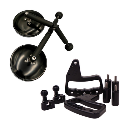 Handles & Mirror Package for 2007-2018 Jeep Wrangler JK - CMM Offroad