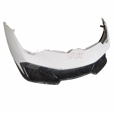 VRS Style Carbon Fiber Front Bumper for Lamborghini Huracan LP580 LP610 EVO Tecnica