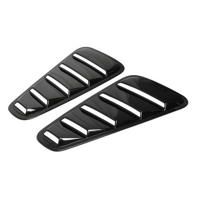 2005-2009 Ford Mustang V6 Side Quarter Window Louvers Windshield Cover