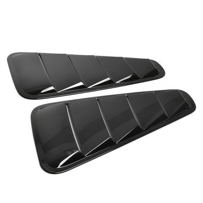 2005-2009 Ford Mustang V6 Side Quarter Window Louvers Windshield Cover