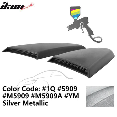 2015-2023 Mustang R Style Side Quarter Window Louver PU Painted