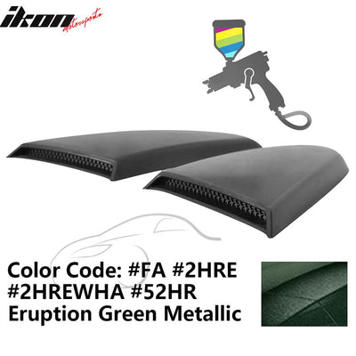 2015-2023 Mustang R Style Side Quarter Window Louver PU Painted