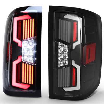 Winjet 2014-2018 Chevy Silverado 1500/2015-2019 Chevy Silverado 2500HD 3500HD LED Sequential Tail light