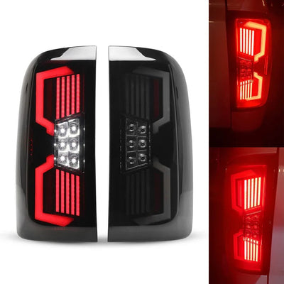 Winjet 2014-2018 Chevy Silverado 1500/2015-2019 Chevy Silverado 2500HD 3500HD LED Sequential Tail light