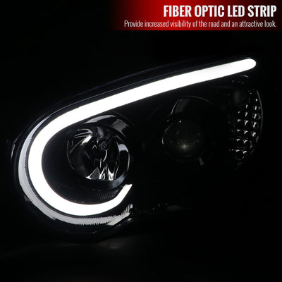 Spec-D 04-05 Impreza WRX STI Projector Headlights Black/Smoked