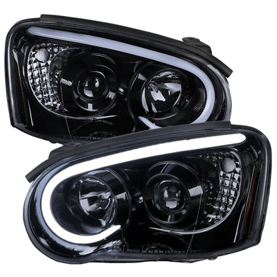 Spec-D 04-05 Impreza WRX STI Projector Headlights Black/Smoked
