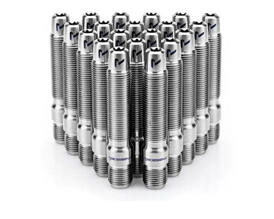 Raceseng Titanium Wheel Stud Conversion Kit - M14x1.5mm (80mm Length/Accommodates Up to 15mm Spacer)