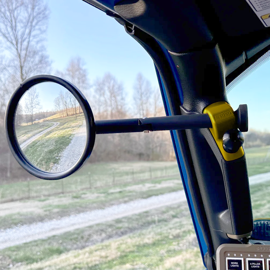 A-PILLAR SIDE MIRRORS FOR 2018 - 2023 JEEP WRANGLER JL & GLADIATOR - CMM OFFROAD
