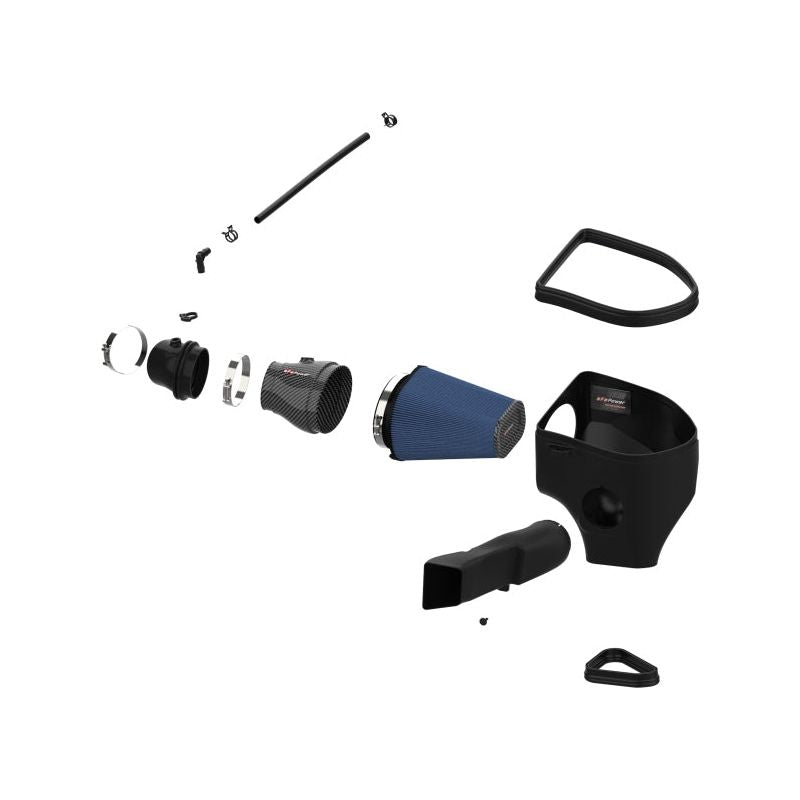 aFe Dodge Charger SRT Hellcat Redeye 21-23 V8-6.2L Track Series Stage-2 Carbon Fiber Intake Pro 5R