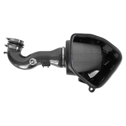 aFe 19-21 GM Trucks 5.3L/6.2L Track Series Carbon Fiber Cold Air Intake System W/ Pro Dry S Filters