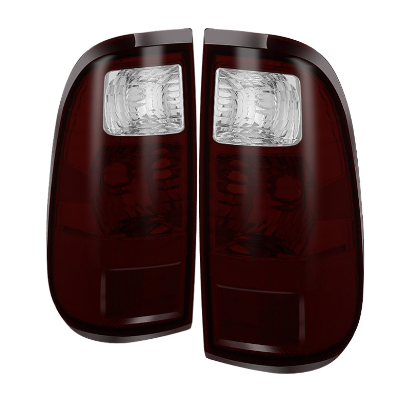 SPYDER Xtune Ford F250/F350/F450/F550 Superduty 08-15 OEM Style Tail Lights -Red Smoked ALT-JH-FS08-OE-RSM 9026379