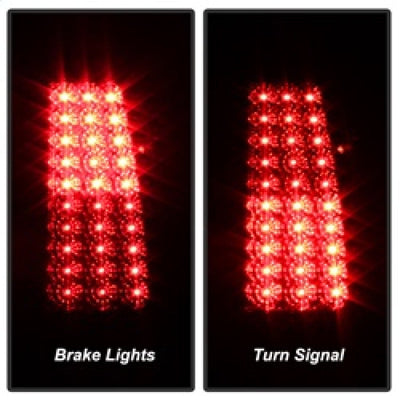 SPYDER Xtune Chevy Silverado 1500/2500/3500 03-06 LED Tail Lights Red Clear ALT-ON-CS03-LED-RC 5008787